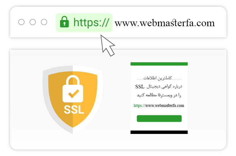 تصویر از گواهی SSL و مزایای خرید SSL